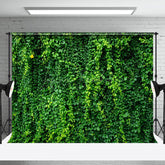 Lofaris Dense Green Wall Climbing Vines Spring Photo Backdrop